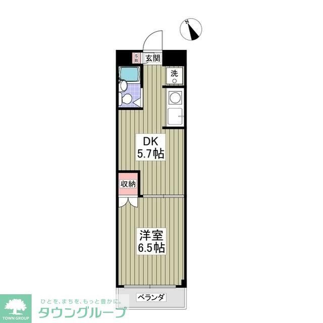 練馬区大泉町のマンションの間取り