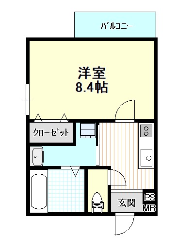 フジパレス泉佐野駅東I番館の間取り