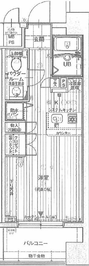 エスリード御堂筋梅田の間取り