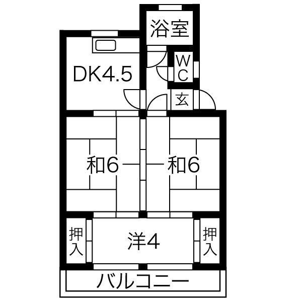 ＴＳ北一色の間取り