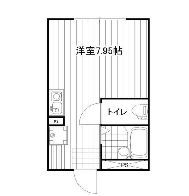 サイドガレージ矢部の間取り