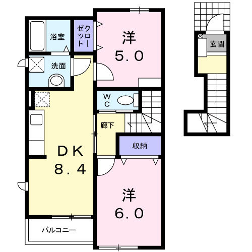 フェアリーIの間取り