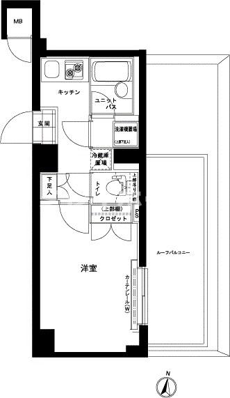 ルーブル大森山王弐番館の間取り
