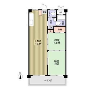 日香苑Iの間取り