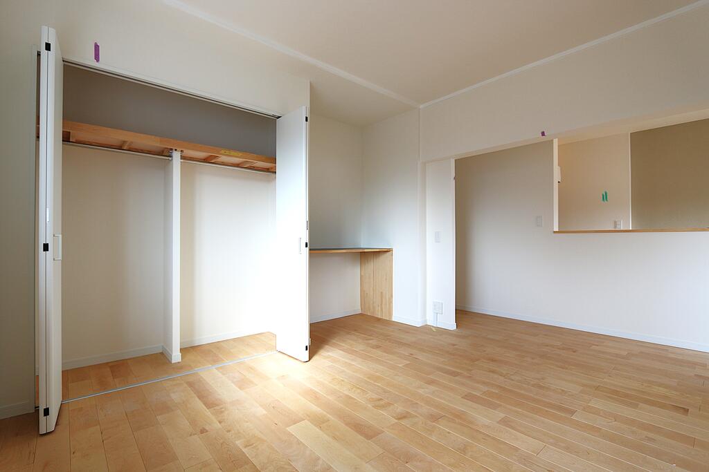 収納　ワークスペースも