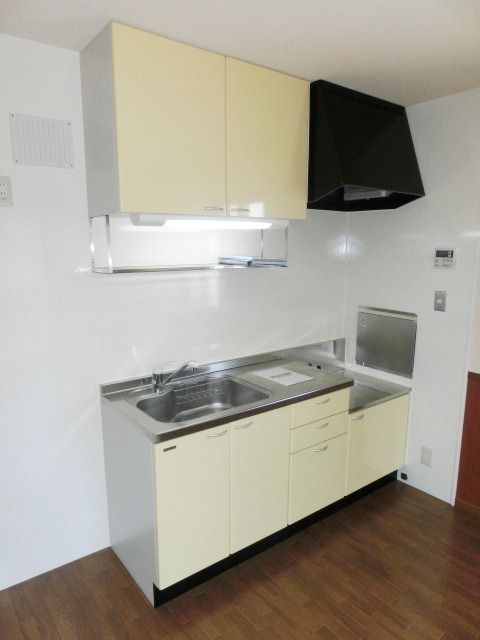 キッチン　２口コンロ設置可能な広々キッチンです。