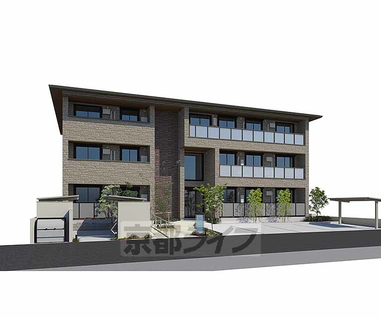 建物外観　予想図、完成予想図