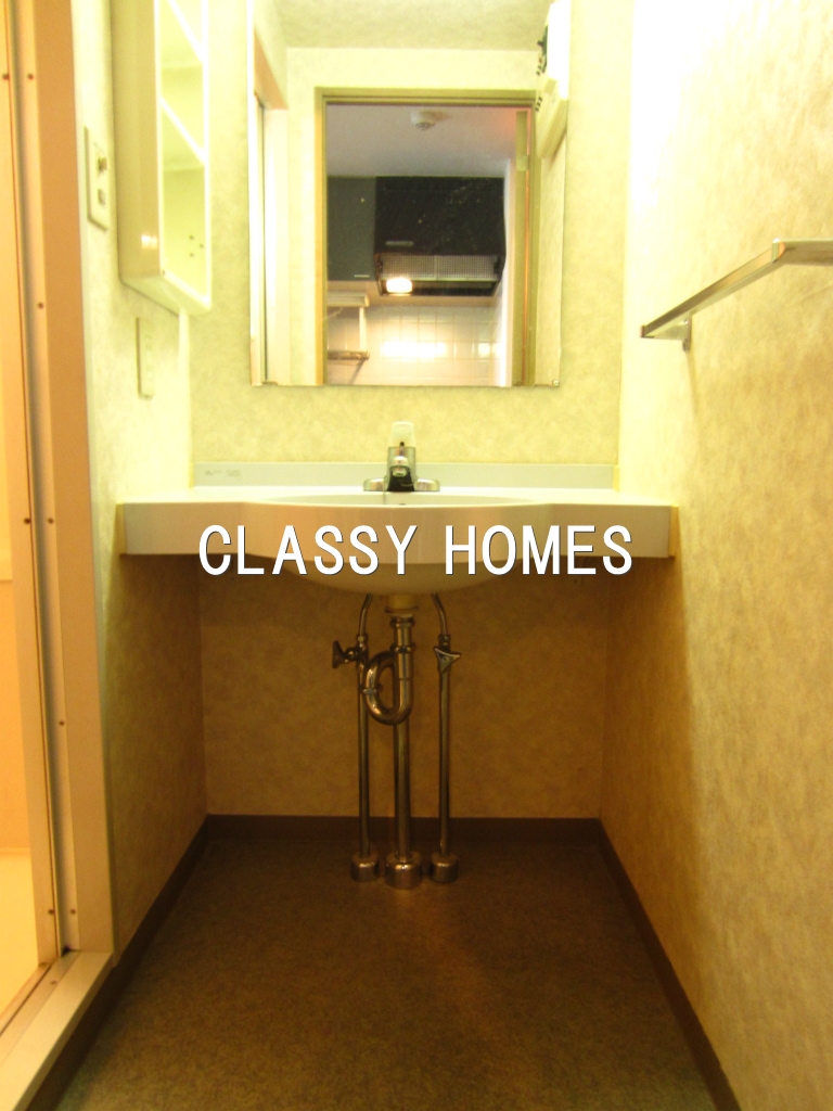 洗面設備　1998年竣工　メゾン・ド・ヴィレ品川：洗面台