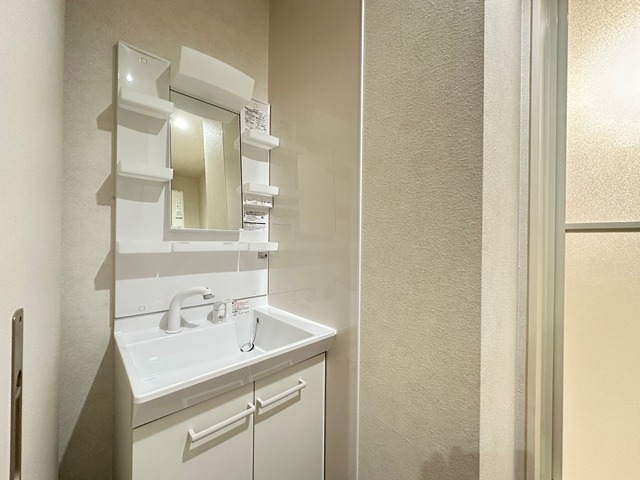 洗面設備　シャワードレッサー付きです！