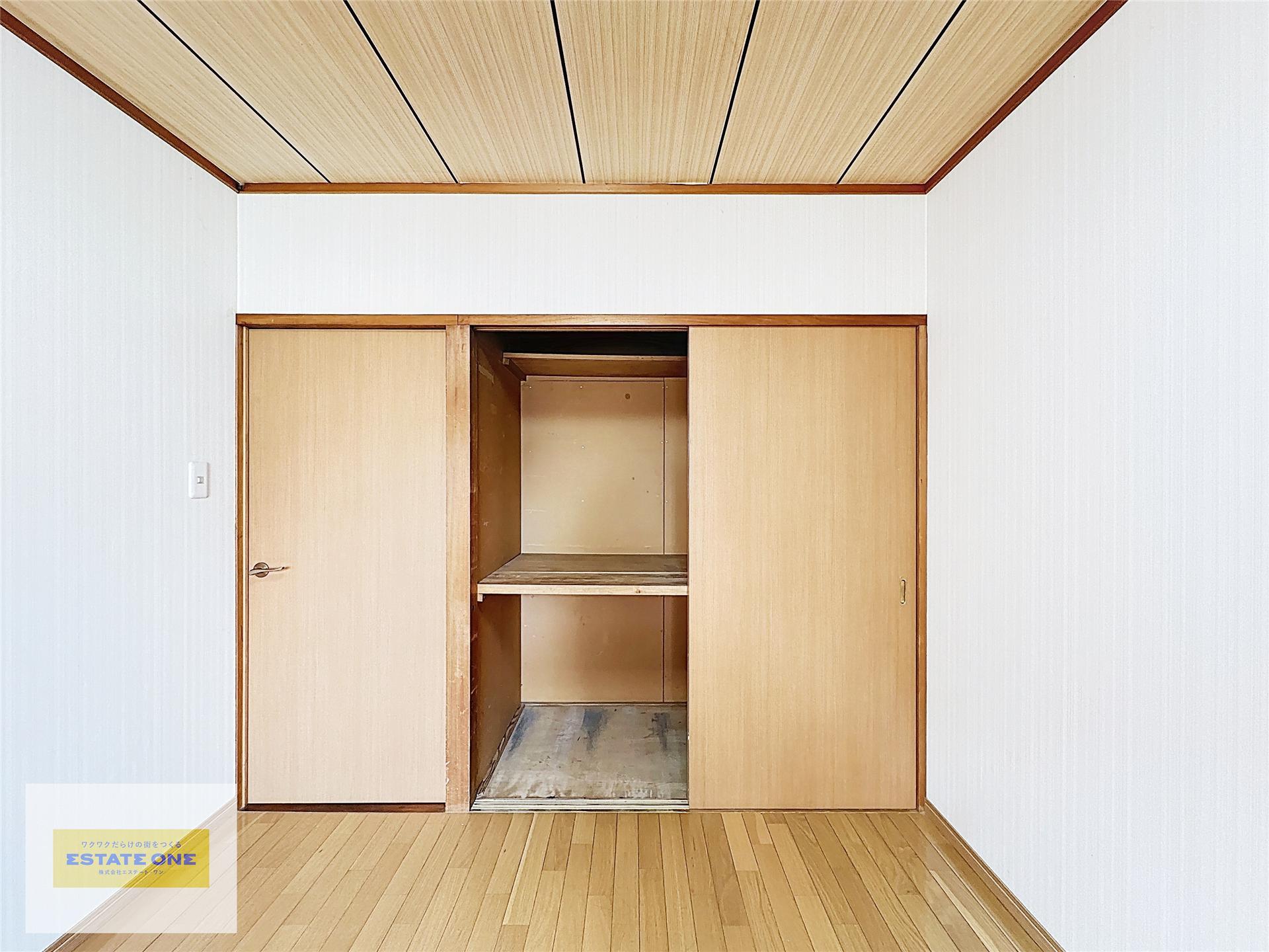 収納　たっぷりしまえる押入タイプ◎