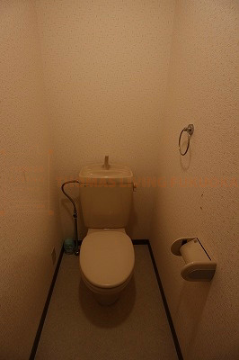 トイレ　タオル掛け付です。