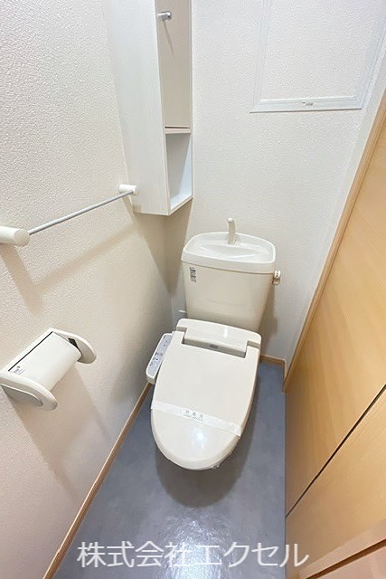 トイレ　清潔感のあるトイレです。