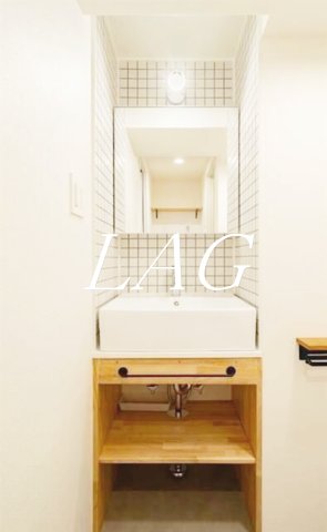 洗面設備　洗面台です。