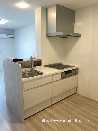 キッチン　IHクッキングヒーター付システムキッチン