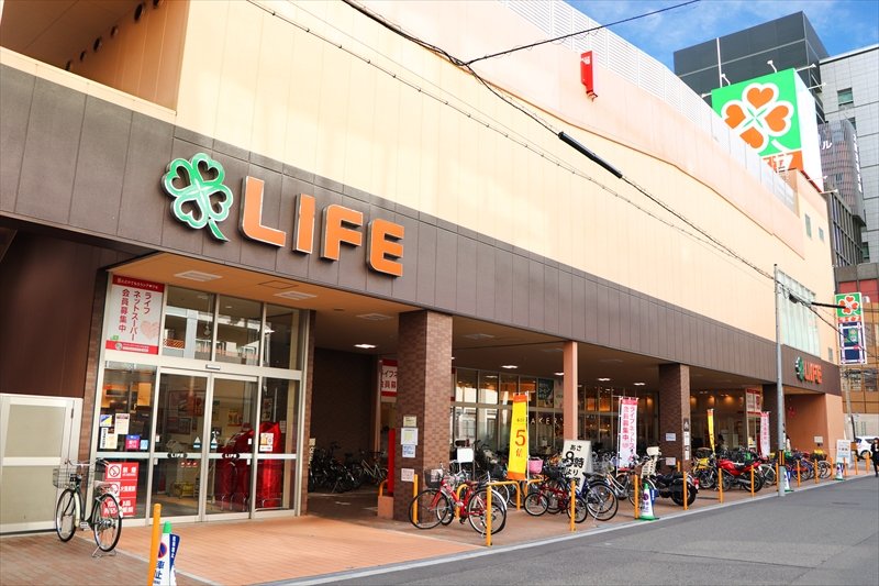 スーパー　ライフ堺筋本町（スーパー）まで291m