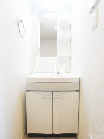 洗面設備　洗面台です。