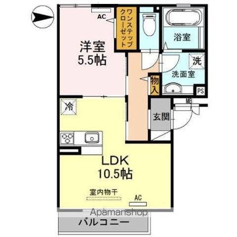 カーサ ポポラーレの間取り写真