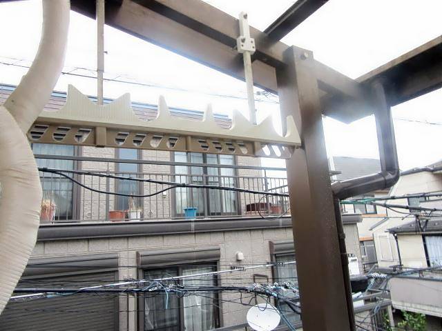 その他　物干し竿が設置出来ます。