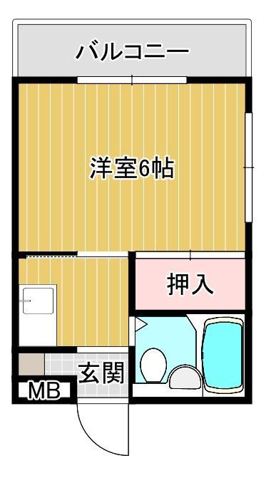 コーポあおいの間取り写真