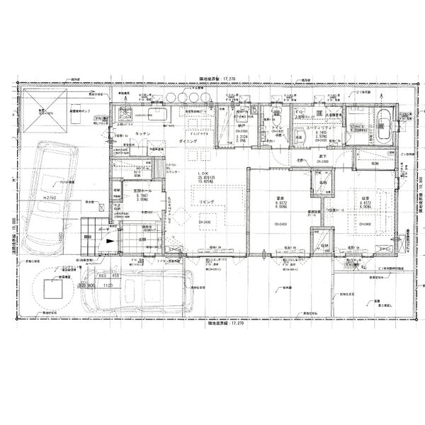 北24条西15平屋建貸家の間取り写真