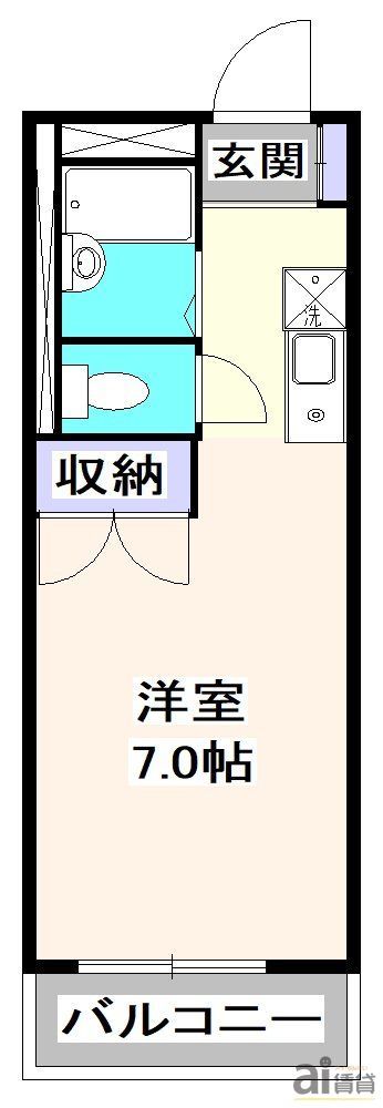 西武池袋線 東久留米駅 徒歩29分 2階建 築30年の間取り写真