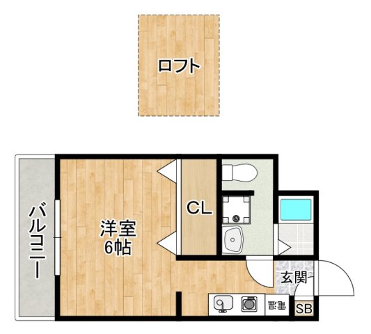ベルデビエント千里山の間取り写真