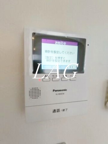 セキュリティ　モニター付きインターフォンです。