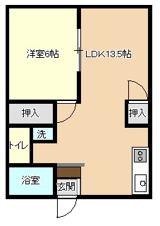 リヴェールハナブサの間取り写真