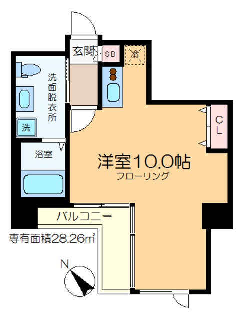 エクシム門前仲町の間取り写真