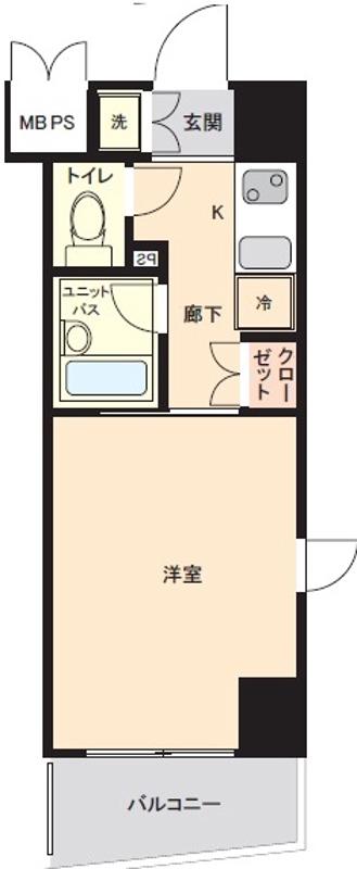 ルーブル大井町弐番館の間取り写真