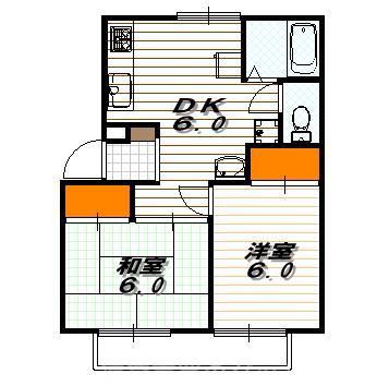 ユニティ小林の間取り写真