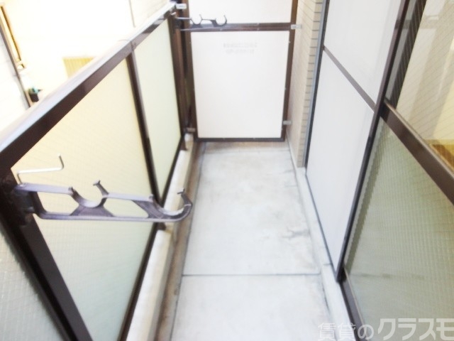 バルコニー　陽がよく入ります♪