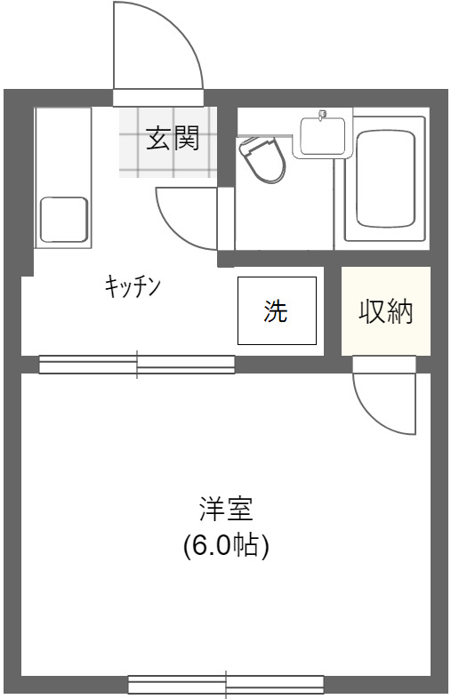 シティハイム テンダービラの間取り