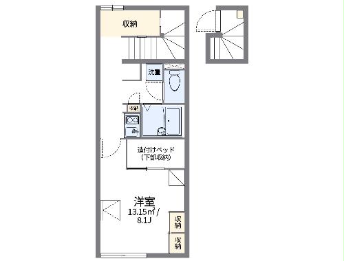 レオパレスファーストの間取り