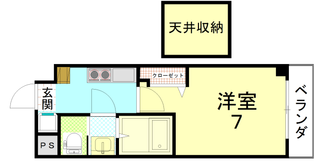 エクセレント衣笠の間取り