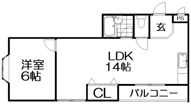 城マンションの間取り