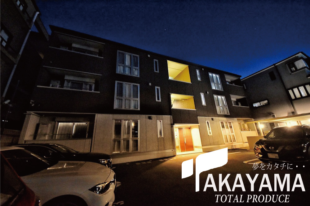 建物外観　夜でも安心★閑静な住宅街の立地★