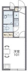 【横浜市瀬谷区中央のアパートの間取り】