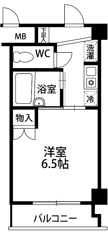 シャンポール大針の間取り