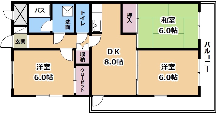 シャトルハルタの間取り