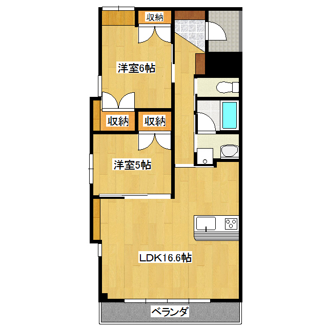 ブラウンズ多治見の間取り