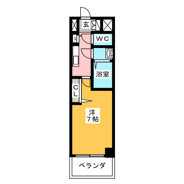 プレサンス鶴舞公園セラヴィの間取り