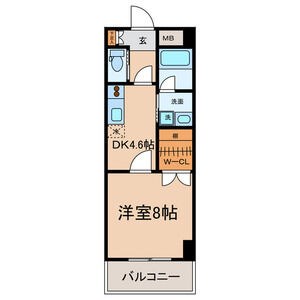 名古屋市北区黒川本通のマンションの間取り