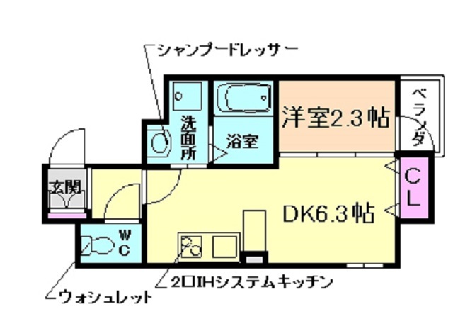 ONLYONE川西駅前の間取り