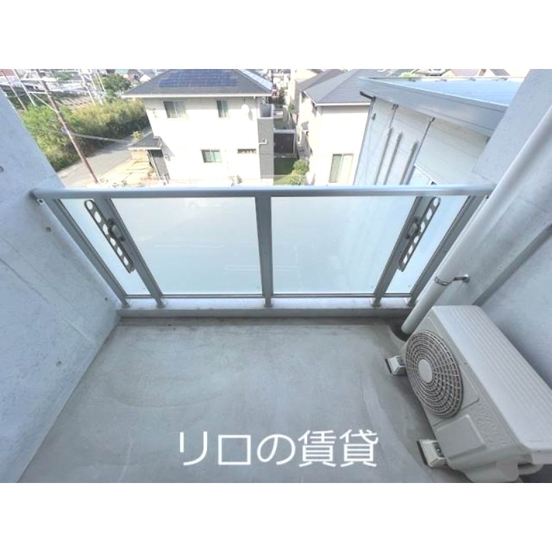 【糸島市前原西のマンションのバルコニー】