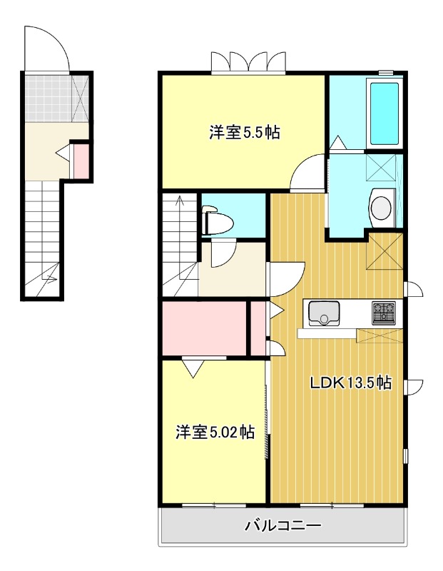 ステラ―トの間取り