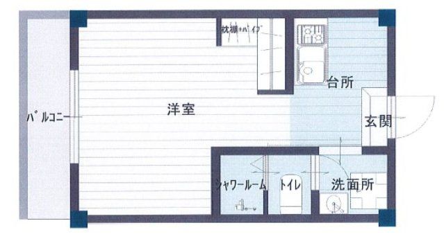 山元マンションB棟の間取り