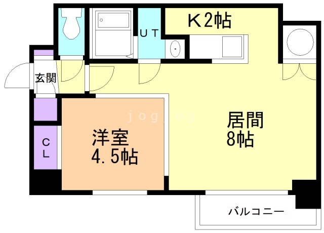 シャルム大通東の間取り