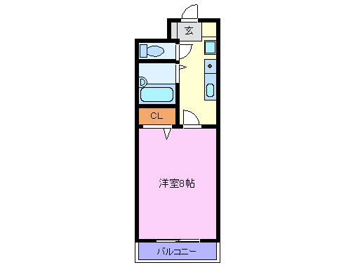 ジュネスメゾンイノウエの間取り