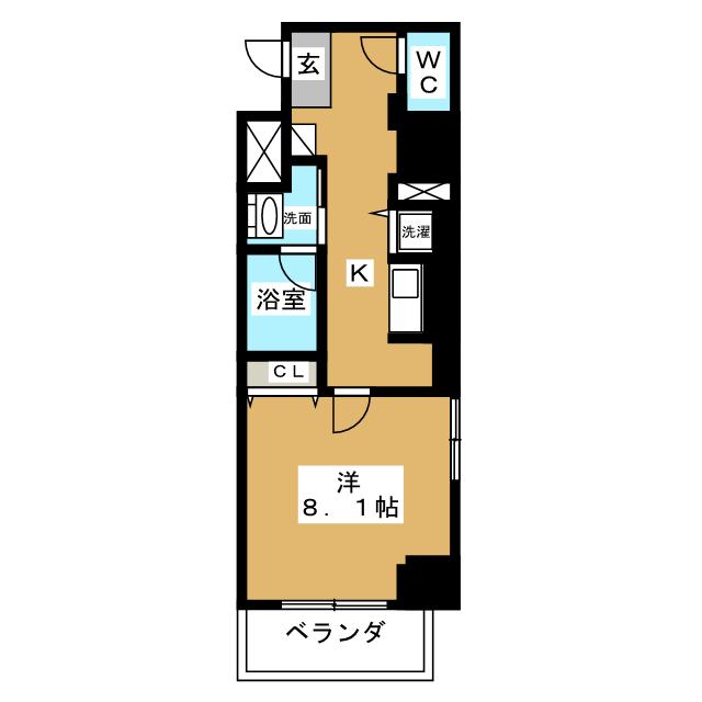 セイワパレス丸の内駅前の間取り